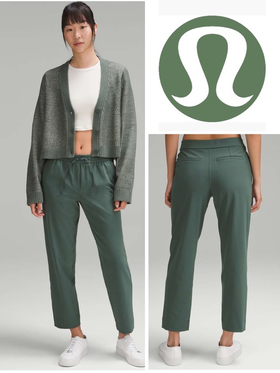 lululemon athletica Pants - NWOT Lululemon Tapered-Leg Mid-Rise 7/8 Pant *Luxtreme in Dark Forest